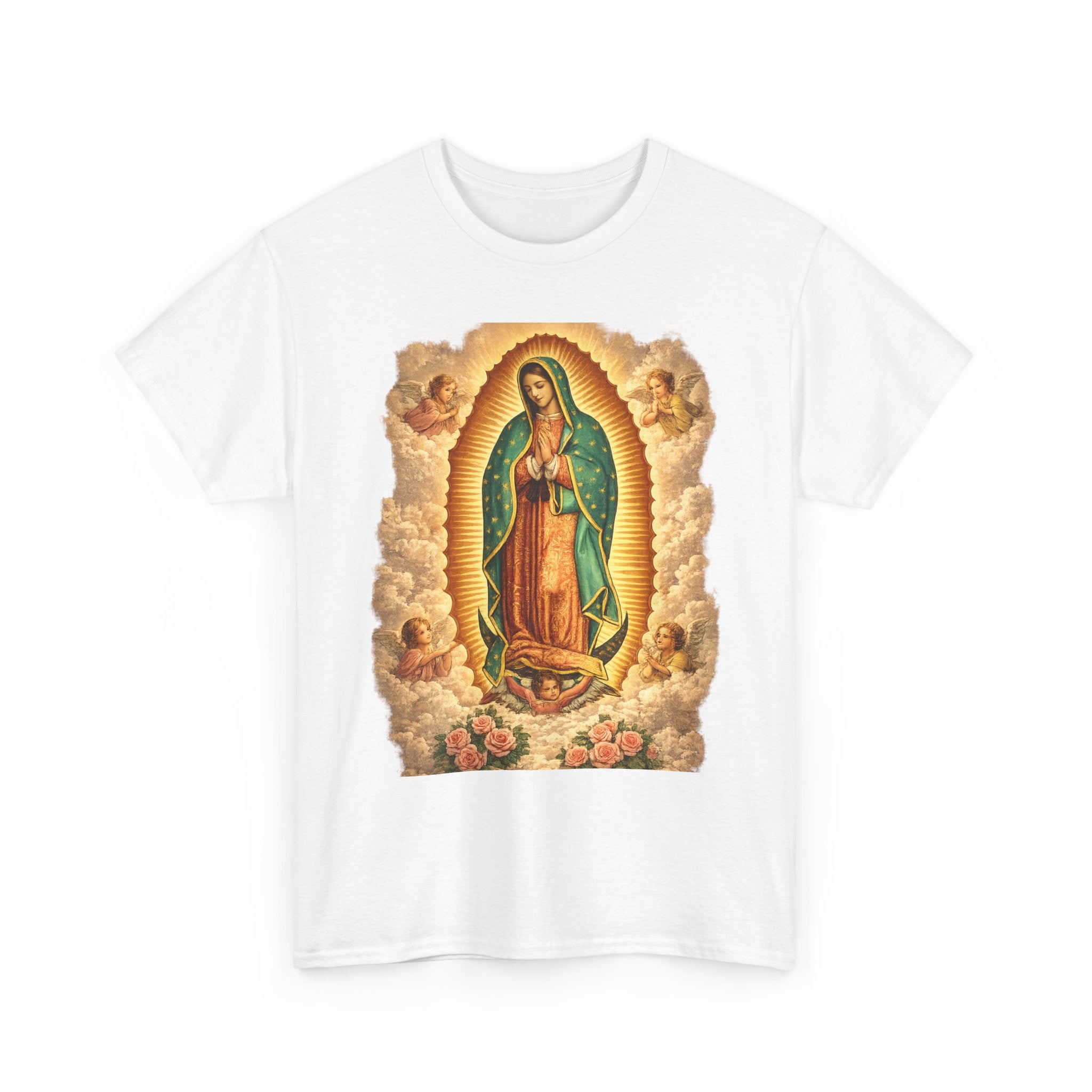 Our Lady of Guadalupe T‑Shirt — Virgen de Guadalupe Catholic Devotional Tee