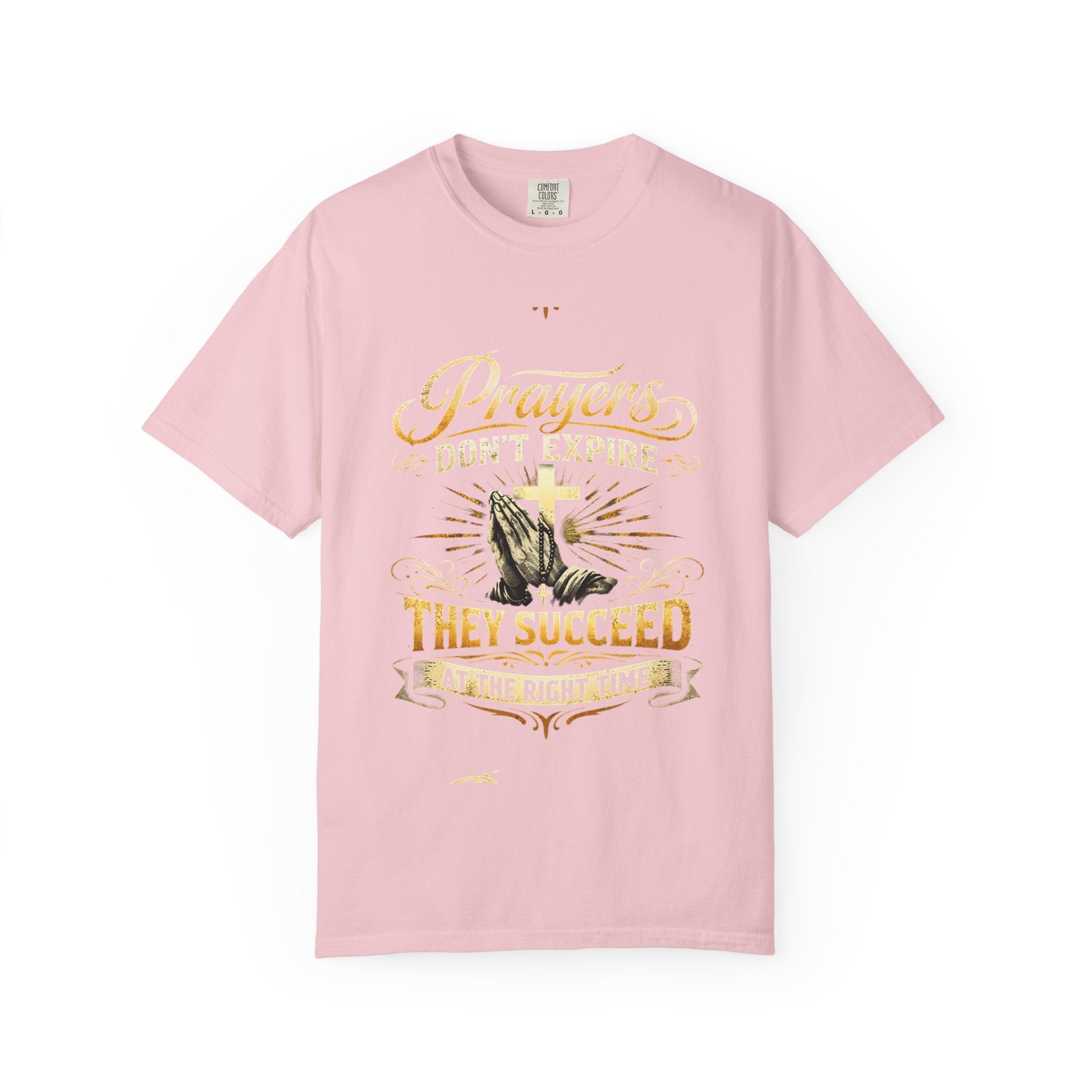Prayerful Graphic T-Shirt — "Prayers Don’t Expire, They Succeed" Christian Tee