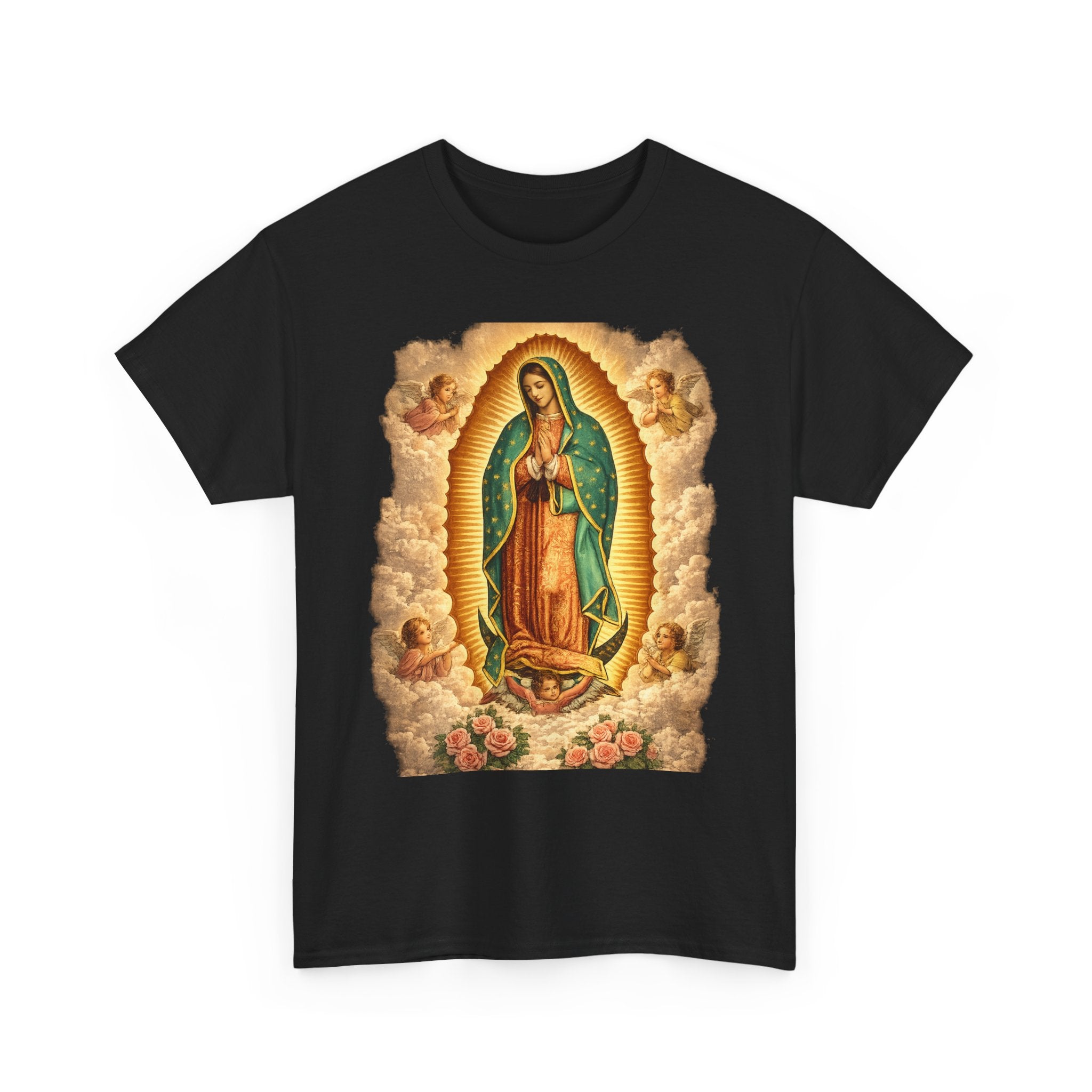 Our Lady of Guadalupe T‑Shirt — Virgen de Guadalupe Catholic Devotional Tee