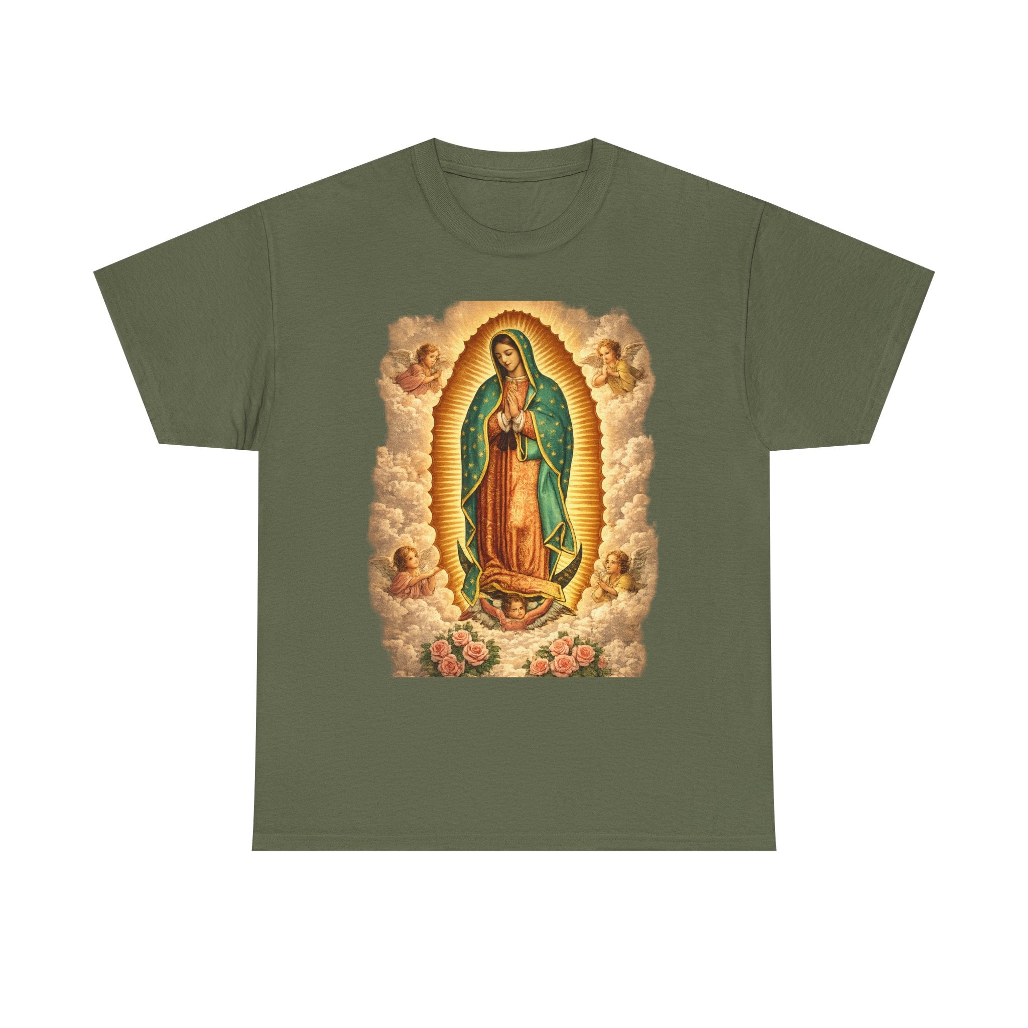 Our Lady of Guadalupe T‑Shirt — Virgen de Guadalupe Catholic Devotional Tee