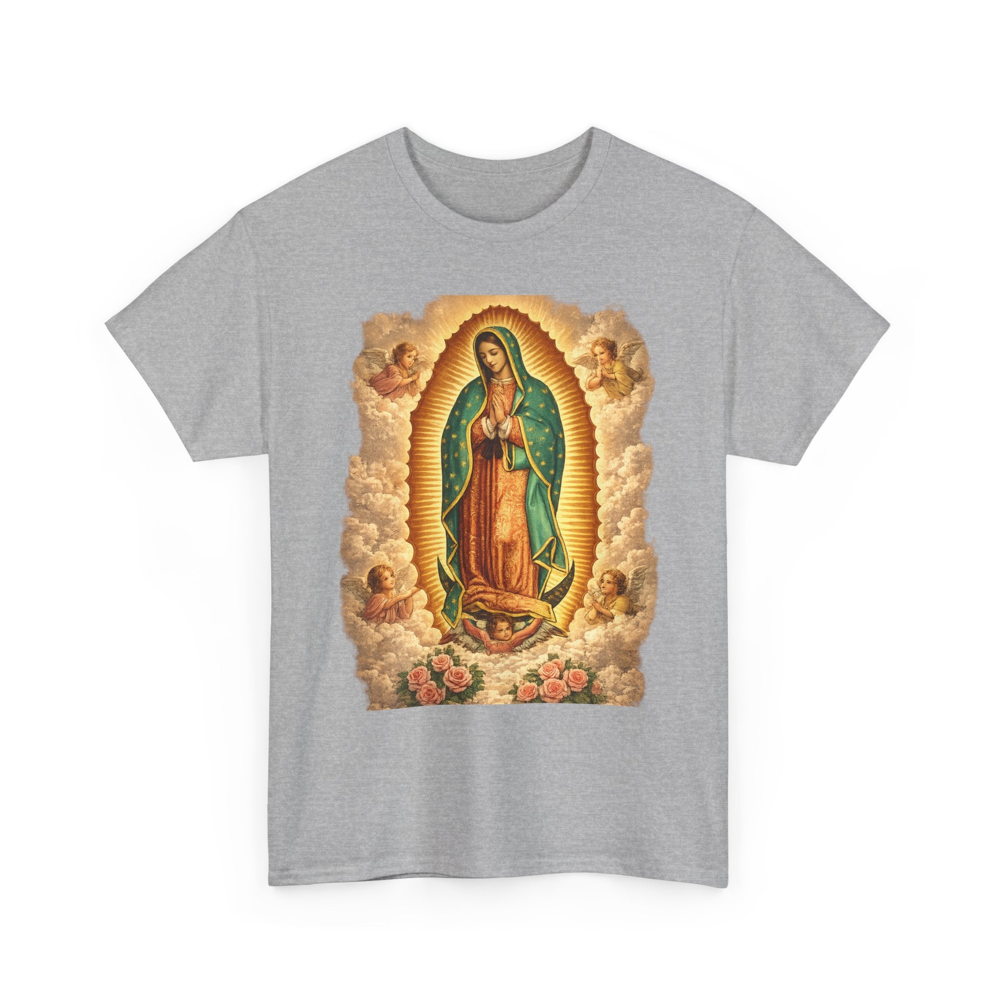 Our Lady of Guadalupe T‑Shirt — Virgen de Guadalupe Catholic Devotional Tee
