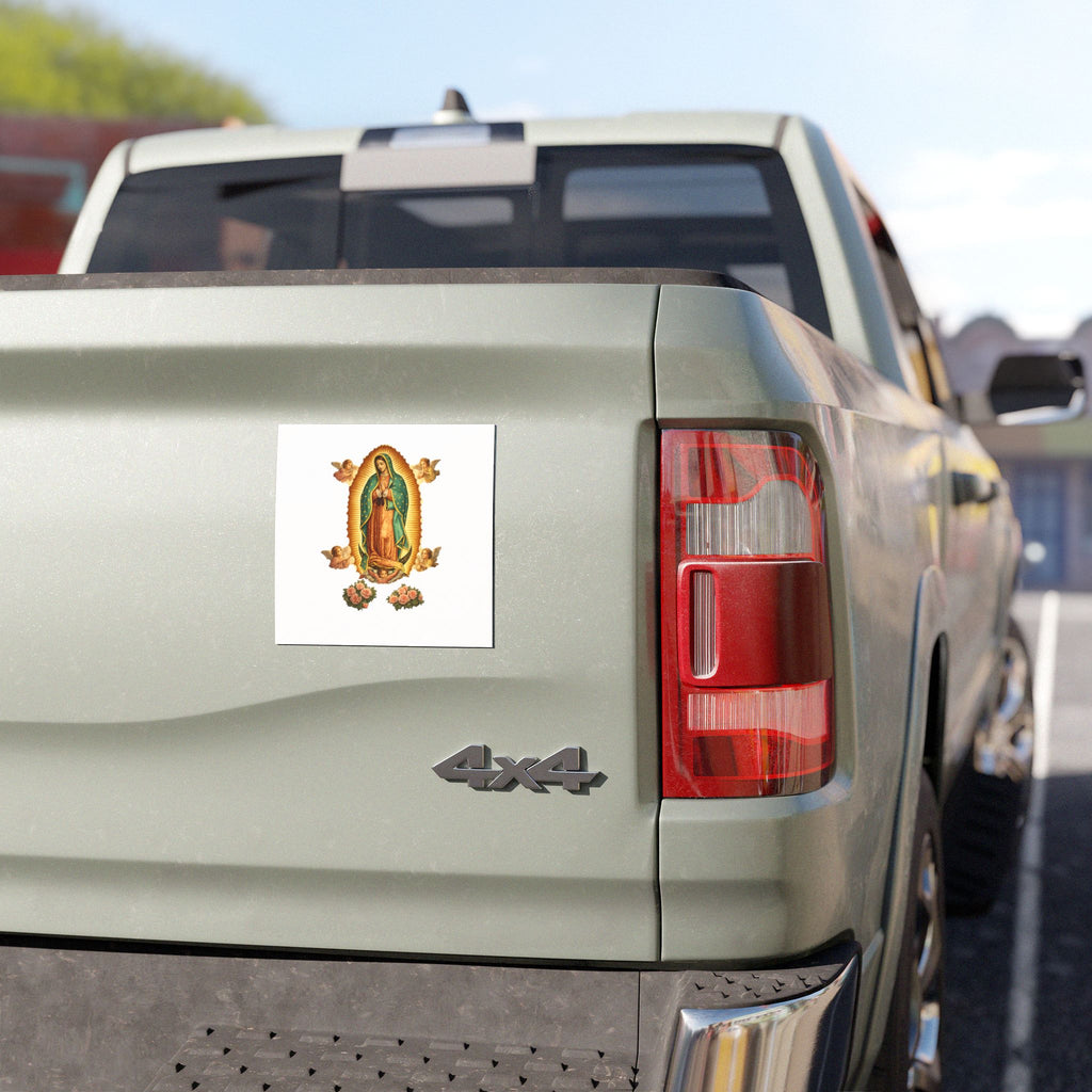 Our Lady of Guadalupe Car Magnet — Religious Catholic Devotional Decal