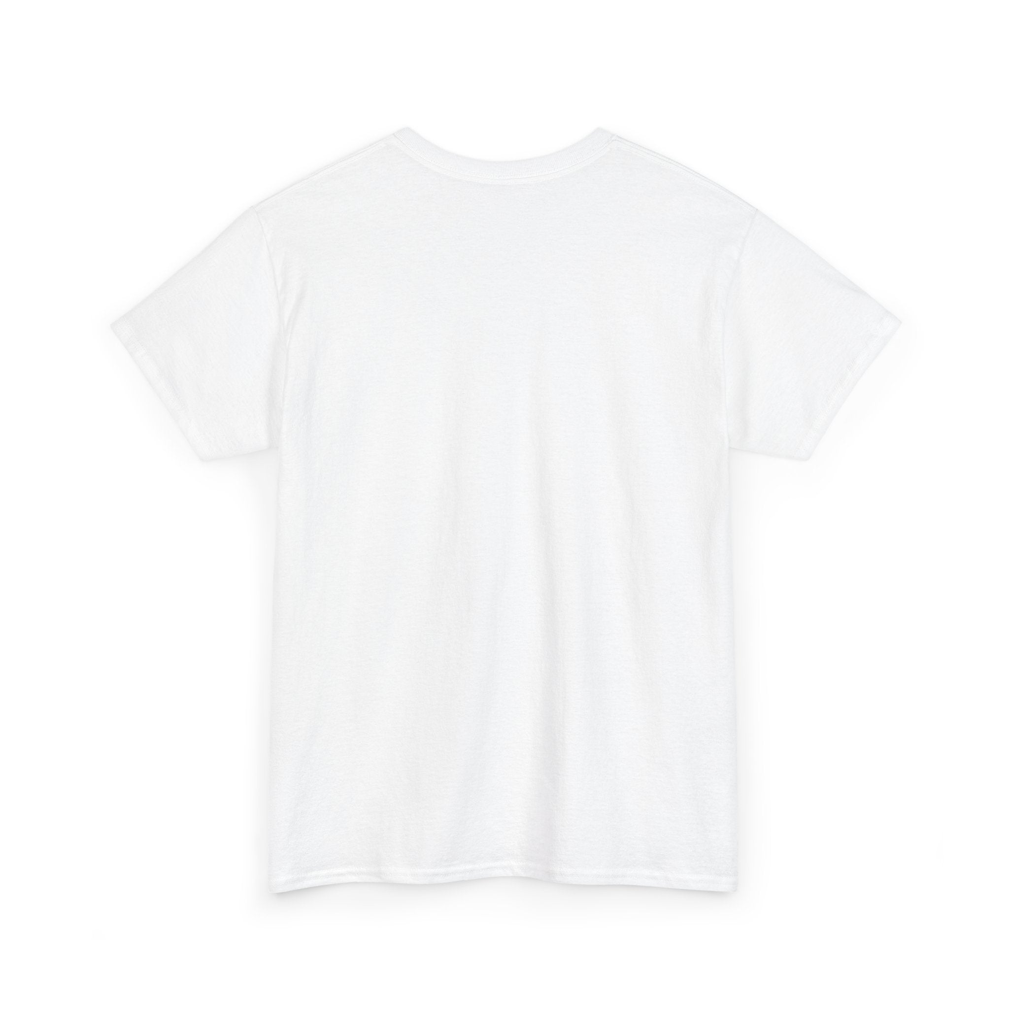 Minimalist White Tee — Subtle Cross "Father Son Holy Spirit" Christian T‑Shirt