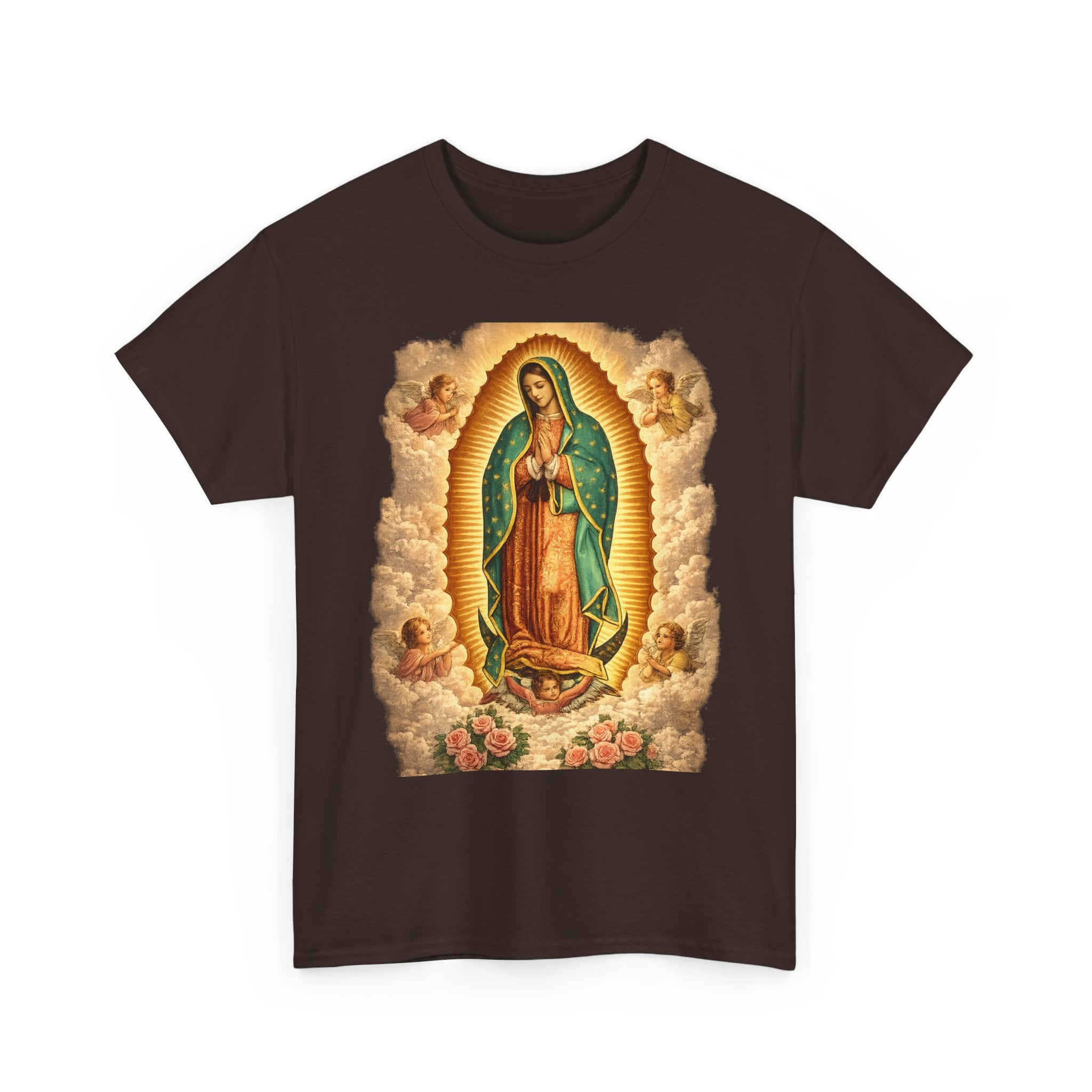 Our Lady of Guadalupe T‑Shirt — Virgen de Guadalupe Catholic Devotional Tee