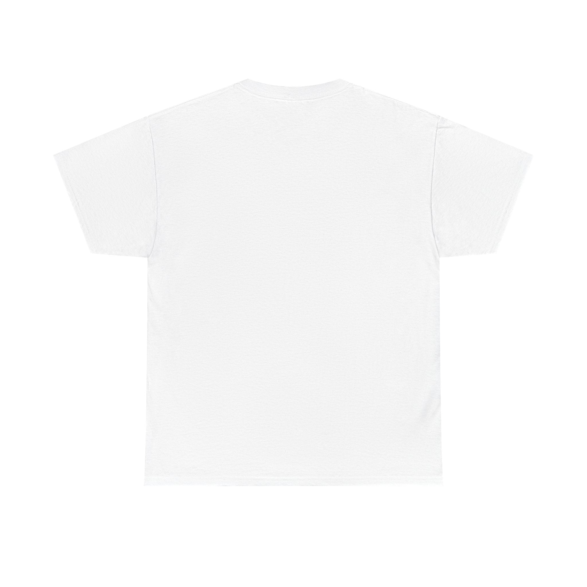 Minimalist White Tee — Subtle Cross "Father Son Holy Spirit" Christian T‑Shirt