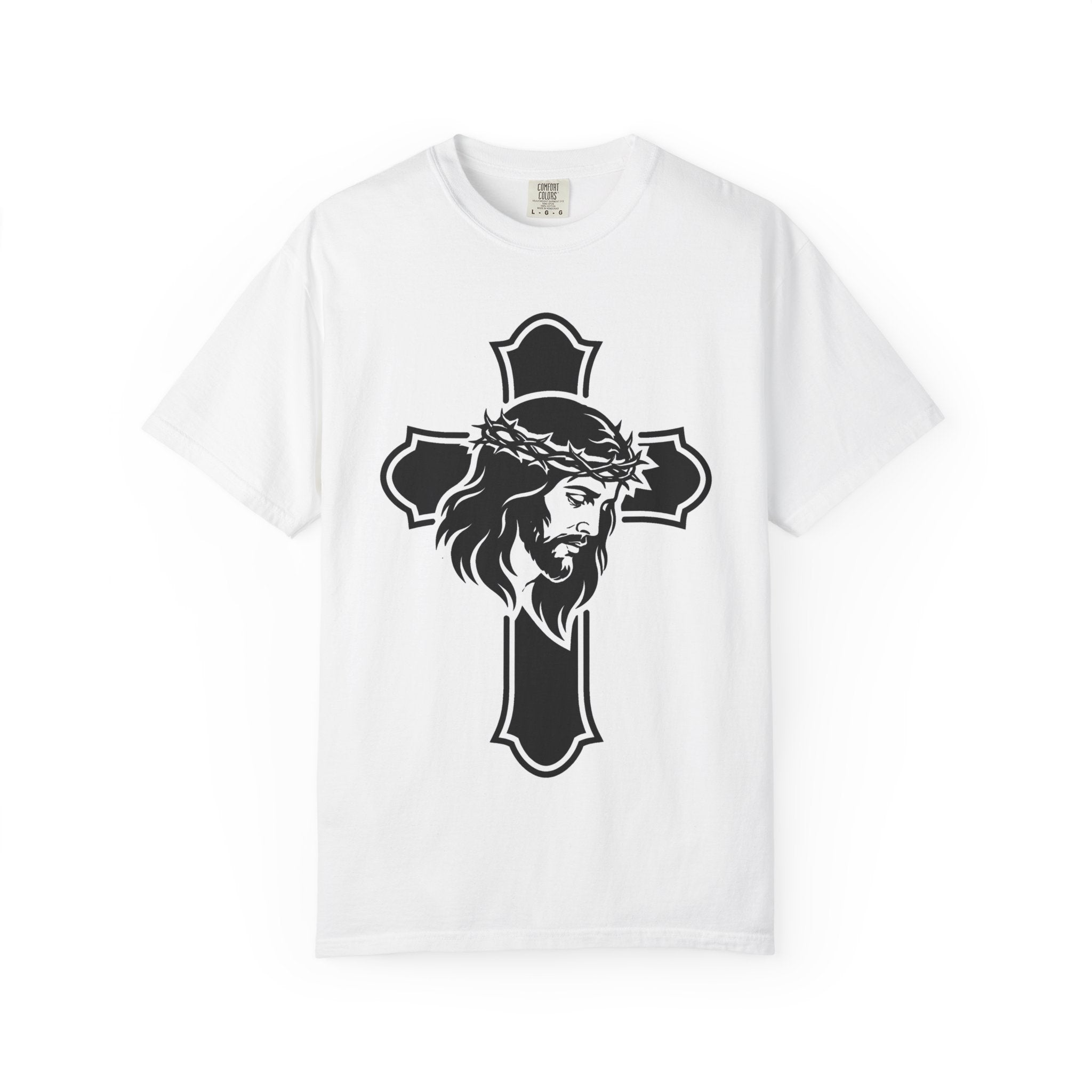 Jesus Cross T-Shirt — Crown of Thorns Graphic Christian Tee