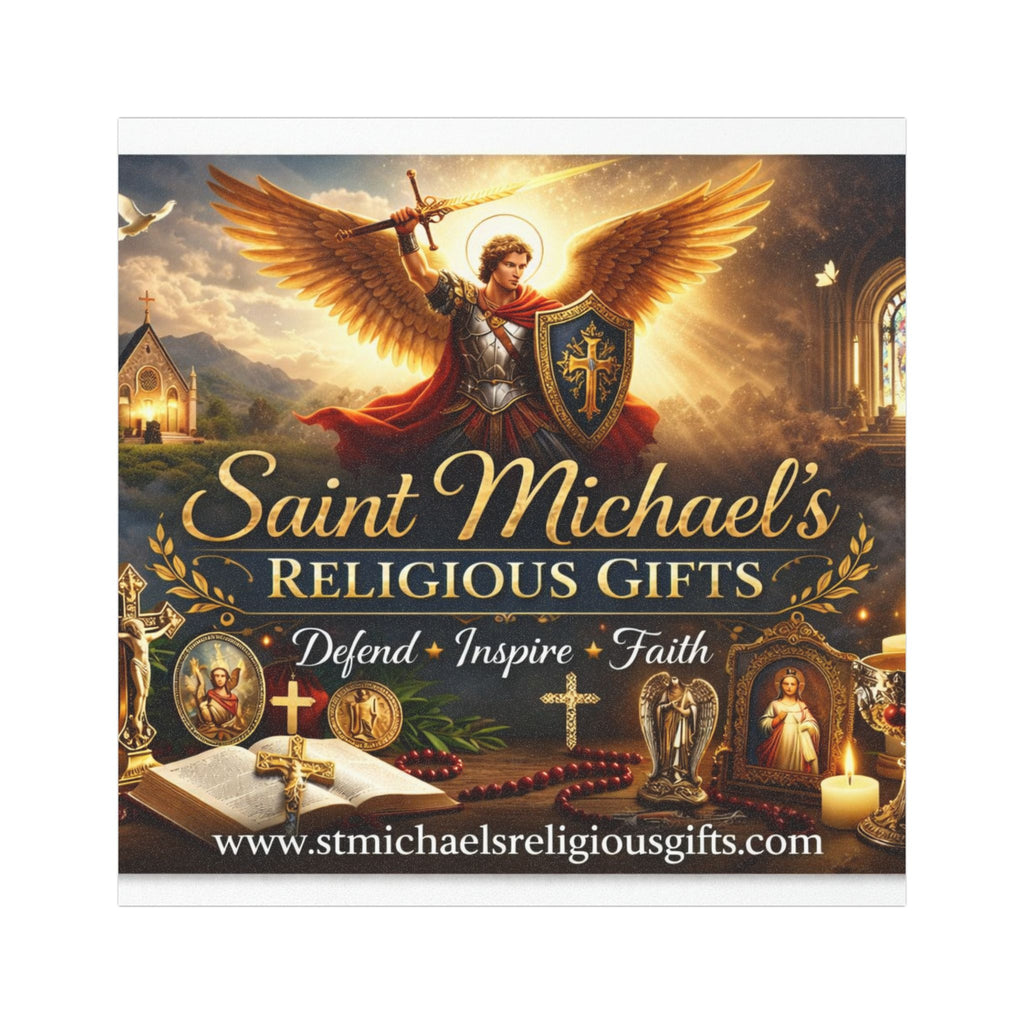 Saint Michael Car Magnet — Religious Faith & Protection Decorative Magnet