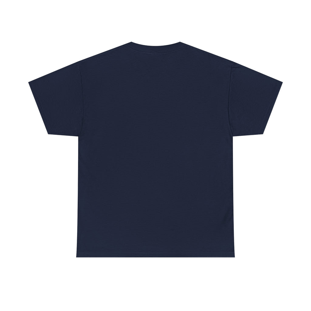 Minimalist White Tee — Subtle Cross "Father Son Holy Spirit" Christian T‑Shirt