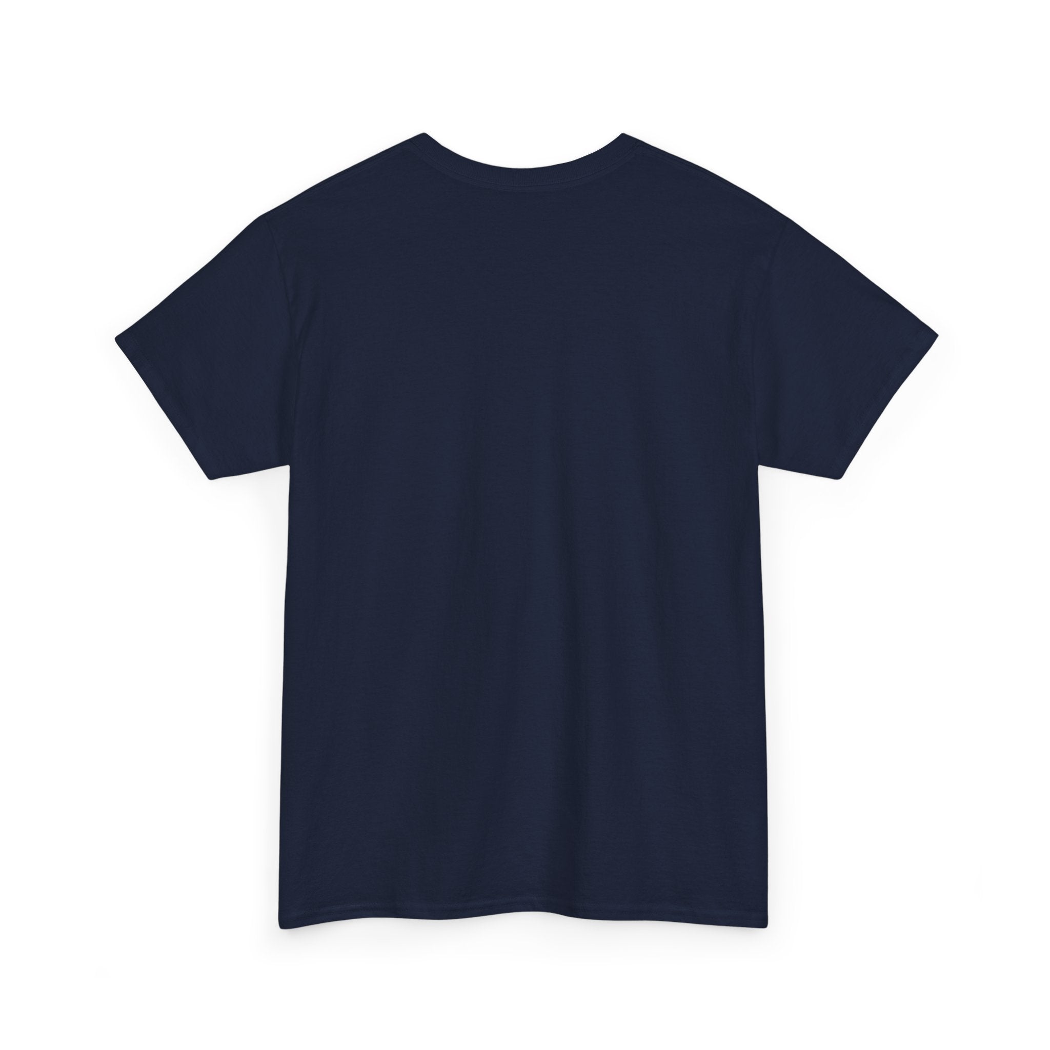 Minimalist White Tee — Subtle Cross "Father Son Holy Spirit" Christian T‑Shirt