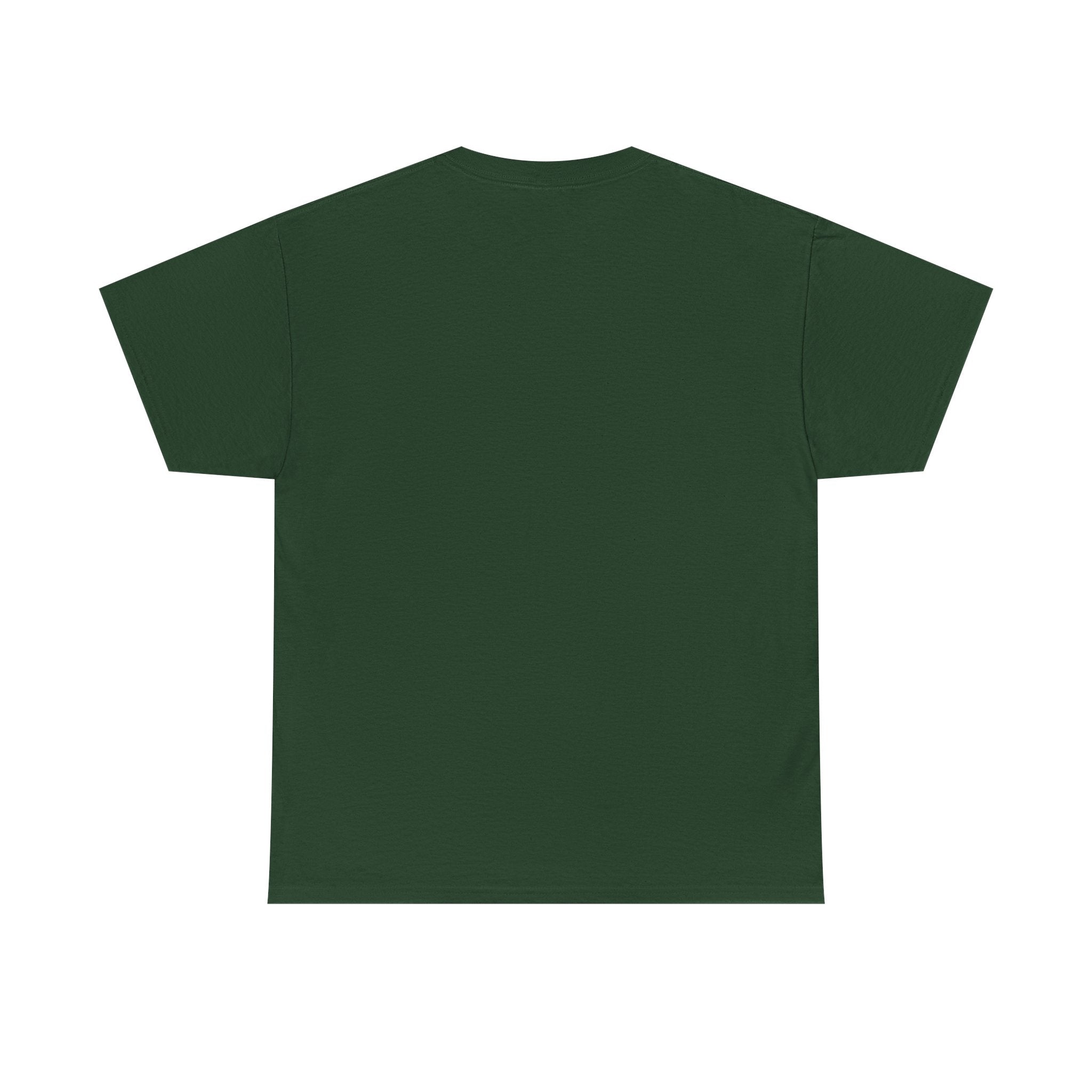 Minimalist White Tee — Subtle Cross "Father Son Holy Spirit" Christian T‑Shirt