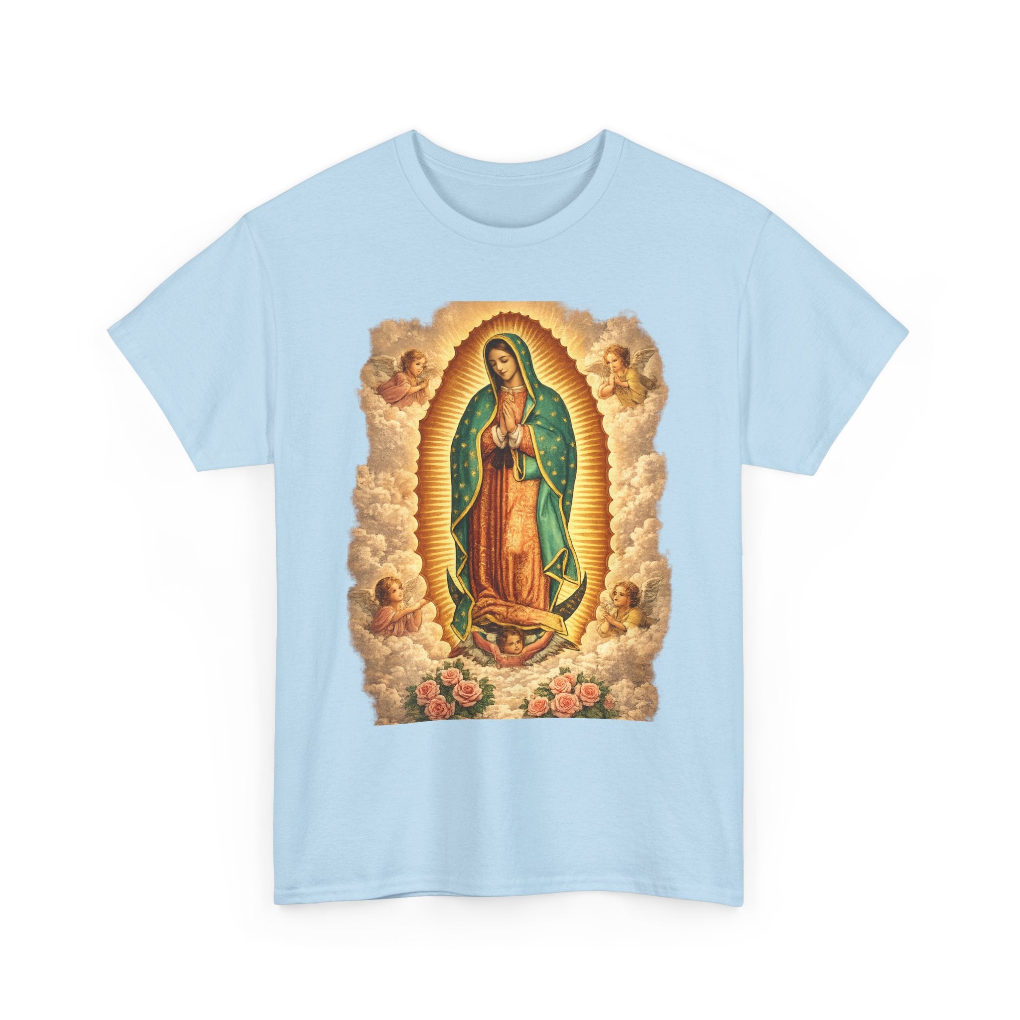 Our Lady of Guadalupe T‑Shirt — Virgen de Guadalupe Catholic Devotional Tee