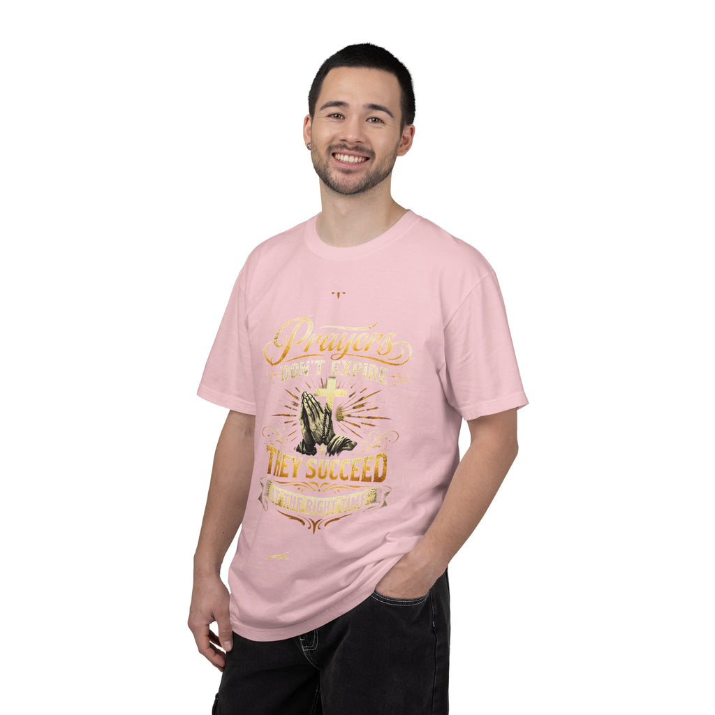 Prayerful Graphic T-Shirt — "Prayers Don’t Expire, They Succeed" Christian Tee