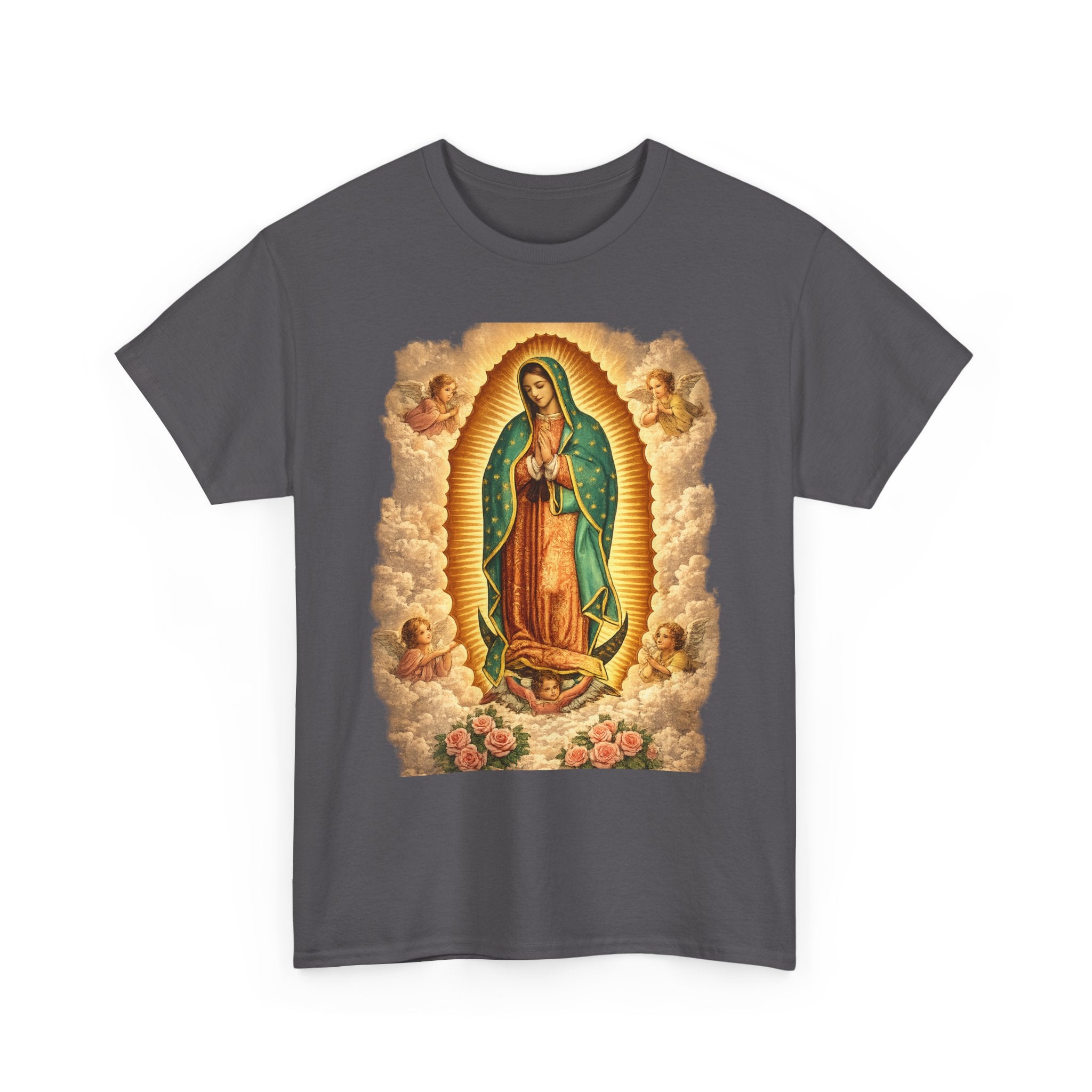 Our Lady of Guadalupe T‑Shirt — Virgen de Guadalupe Catholic Devotional Tee
