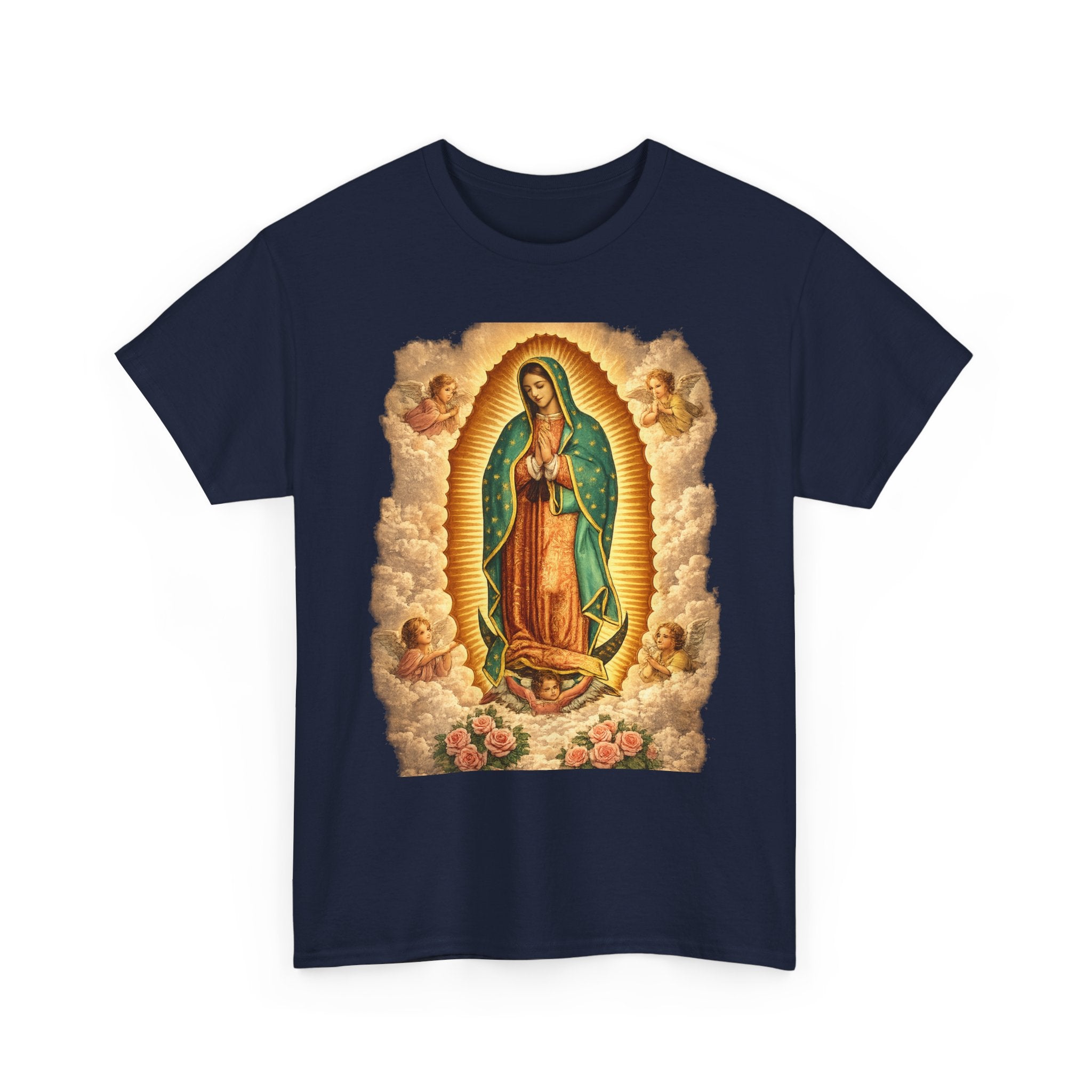 Our Lady of Guadalupe T‑Shirt — Virgen de Guadalupe Catholic Devotional Tee