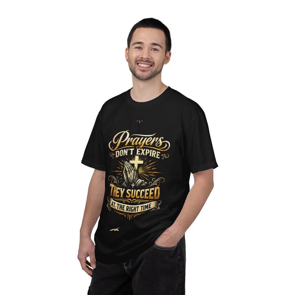 Prayerful Graphic T-Shirt — "Prayers Don’t Expire, They Succeed" Christian Tee