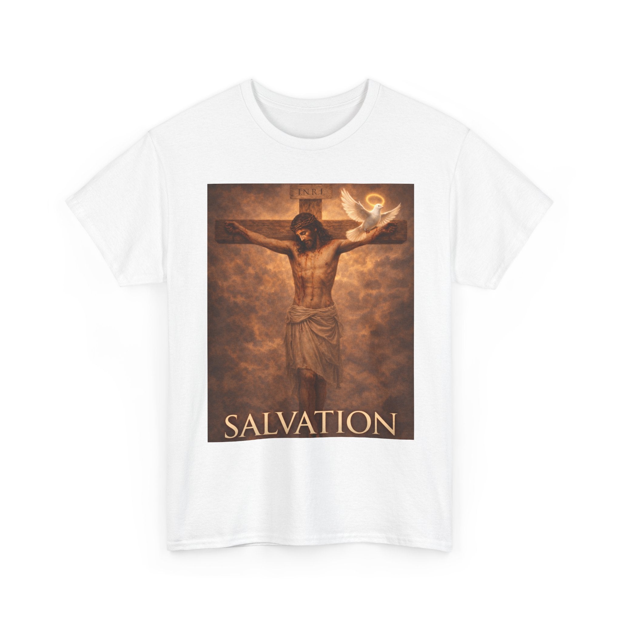 Salvation Crucifixion T‑Shirt — Inspirational Christian Faith Tee