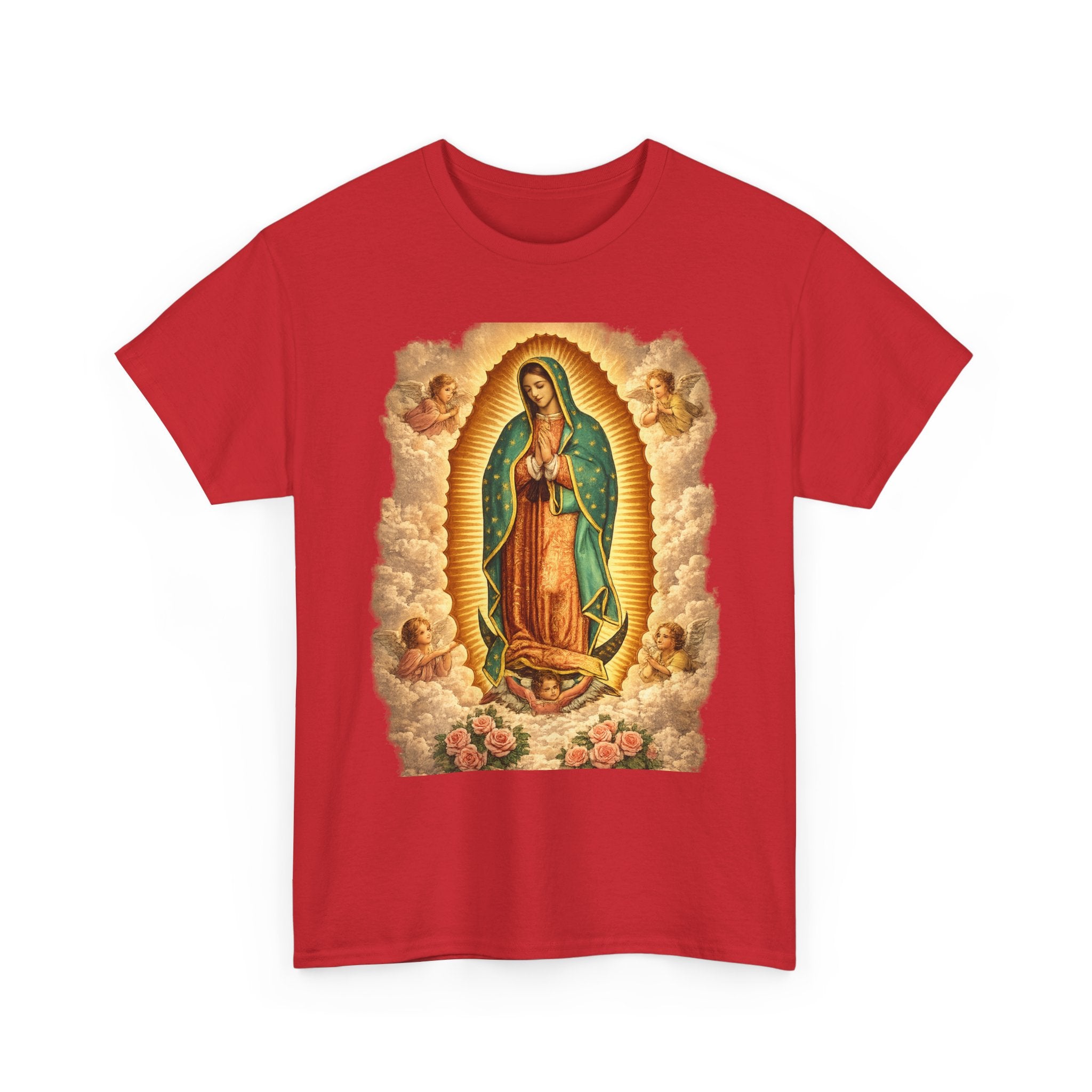 Our Lady of Guadalupe T‑Shirt — Virgen de Guadalupe Catholic Devotional Tee