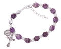 Amethyst Stone Beads with Adjustable Links