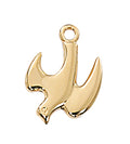 Gold over Sterling Holy Spirit Pendant