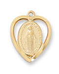 Gold over Sterling Miraculous Pendant
