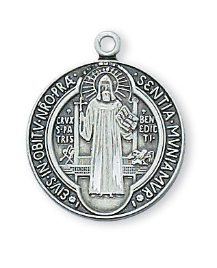 Sterling Silver St. Benedict Pendant