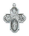 Sterling Silver 4-way Pendant Sterling
