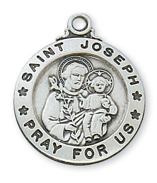 Sterling Silver St. Joseph Pendant
