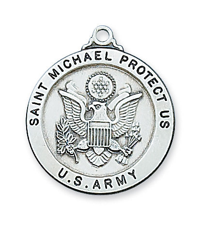 Sterling Silver Army Pendant