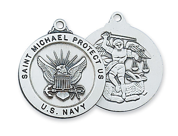 Sterling Silver Navy Pendant