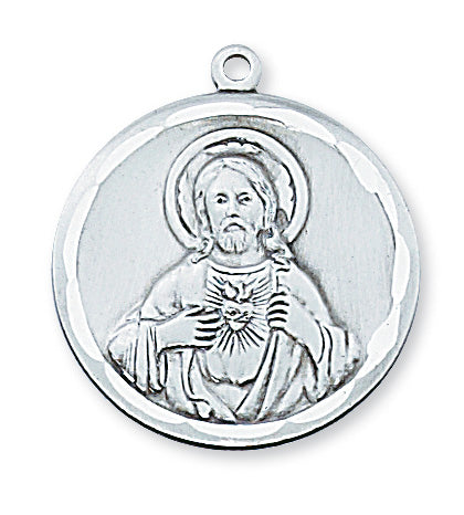 Sterling Silver Scapular Pendant